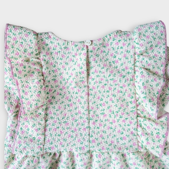 Zara 18-24 Months Pink Tulip Ruffle Dress - Picture 4 of 5